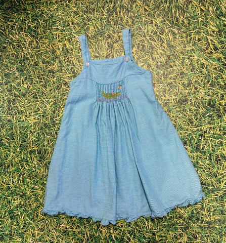 #380204 Velani smocked dress.